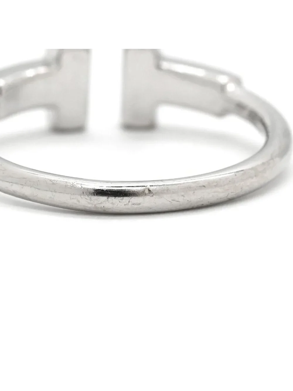 Tiffany & Co Ring T Diamond Wire White Gold T& 18K WG